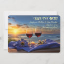 Search for sunset beach save the dates Coastal