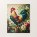 Search for rooster puzzles Cute