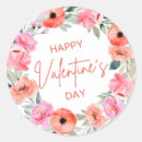 Search for valentine floral stickers Pink