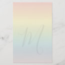 Search for rainbow stationery paper Pastel