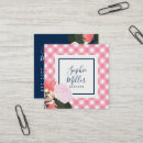 Search for floral business cards Blue