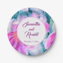 Search for purple and teal plates Flowers