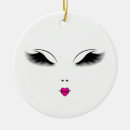 Search for eyelash christmas tree decorations Girly