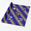 Search for gold and blue christmas wrapping paper Classic