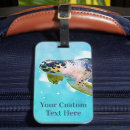 Search for turtle luggage tags Watercolor