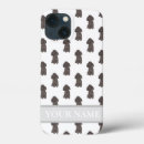 Search for black poodle iphone cases White