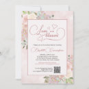 Search for love bridal shower invitations Love is in bloom