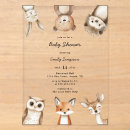 Search for watercolor animals baby shower invitations Whimsical