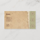 Search for torn business cards Vintage