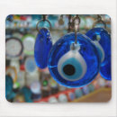 Search for evil eye mousepads Blue