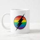 Search for the flash logo mugs Lightning bolt
