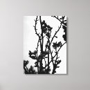 Search for black and white floral canvas prints Botanical
