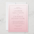 Search for gradient wedding invitations Minimalist