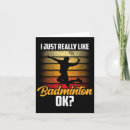Search for badminton christmas cards Racquet