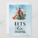 Search for fishing invitations Watercolor