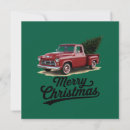 Search for vintage red truck christmas cards Snow