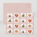 Search for retro gingham postcards Vintage