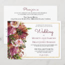 Search for burgundy and blush pink wedding invitations Modern