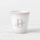 Search for faux rose gold glitter mugs Pink