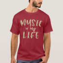 Search for music is life tshirts Typography