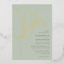 Search for black green gold wedding invitations Typography