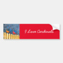 Search for cardinal bumper stickers Bird