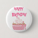 Search for pink cupcake badges Girly