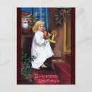 Search for vintage looking christmas cards Children