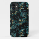 Search for elegant gold floral iphone cases Black