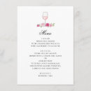 Search for blush pink wedding menus Dinner