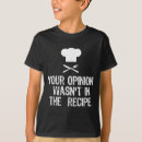 Search for chef kids tshirts Inspiration