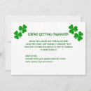Search for ireland wedding invitations Clovers