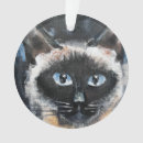 Search for siamese christmas tree decorations Blue eyes