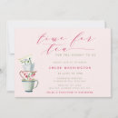 Search for teacup baby shower invitations Time for tea