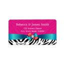 Search for hot pink glitter return address labels Classy