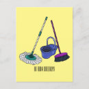 Search for broom postcards Cleaning