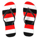 Search for black white striped jandals Stripes