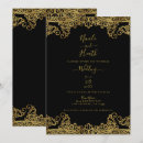 Search for gold lace wedding invitations Vintage