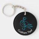Search for treble clef key rings Illustration