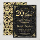 Search for 20th anniversary party invitations Damask