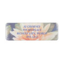 Search for water return address labels Watercolor flowers
