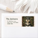 Search for schnauzer return address labels Cute