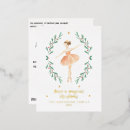 Search for cute ballerina postcards Watercolor