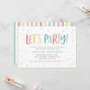 Search for colourful invitations simple