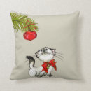 Search for christmas cat cushions Kitten