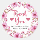 Search for pink cherry blossoms stickers Watercolor