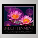 Search for enlightenment posters Lotus