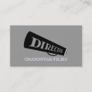Search for clapperboard business cards Film