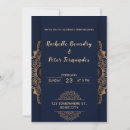 Search for royal blue and gold wedding invitations Classic