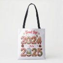 Search for happy new year tote bags Goodbye